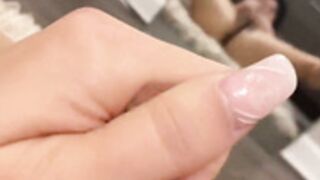 Ts Mel Shoots Ropes On Herself