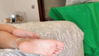 Look at her feet