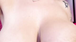 nathy_jones spits on fat juicy tits and shows lingerie
