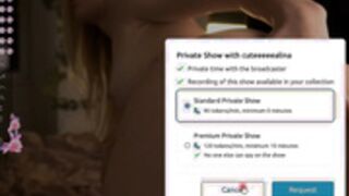 Cuteeeeealina New girl CB doggy naked pussy