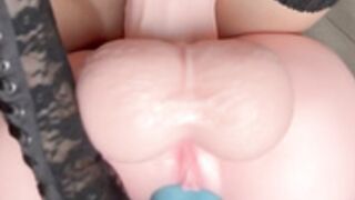 Ellexxaurus - Pussy Grind Dildo Ride