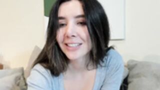 Lauravega gagging on a dildo