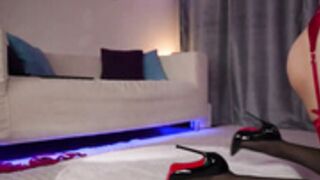 Amelyxxx Louboutin Braces Tongue boobs heels
