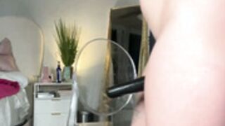 Saraloverays dildo fuck show