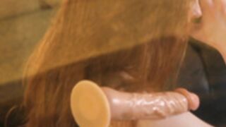 Jia Lissa Sucking And Riding a Dildo