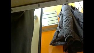 Undressing in Cabin
