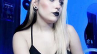 Hairy goth nude show 4