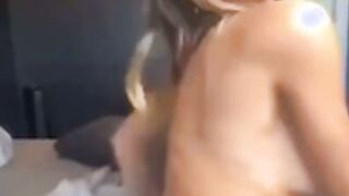 Hayley spanks herself