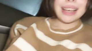 Pantyless taxi driver fingering pussy show