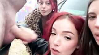 Daddyslut2_0 3 girls outdoor blowjob