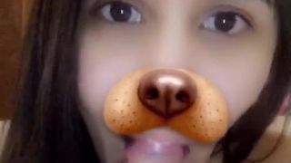 La petite  suce en direct sur Snapchat   [EXLU/LEAKED!]