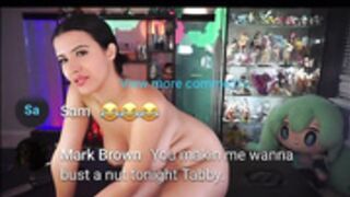 Strawberrytabby Spreads Her Pussy