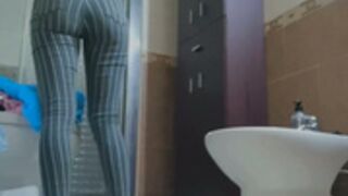 Hidden Cam Fantasy: Catching My Petite Step-Sister Sara