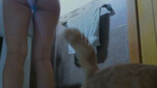 Hidden Cam Fantasy: Catching My Petite Step-Sister Sara