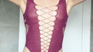 Crossfit Silvia Red swimsuit