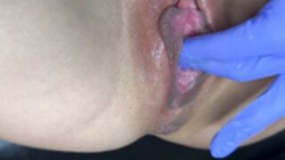 gloved squirting