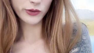 Avery skye - outdoors anal dildo ride