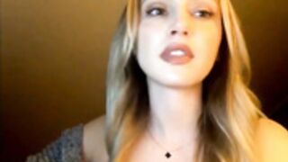 ScarlettBody shy new model playing with tits and dildo