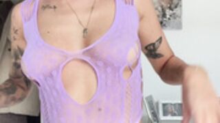 Caro Loesel purple body 2