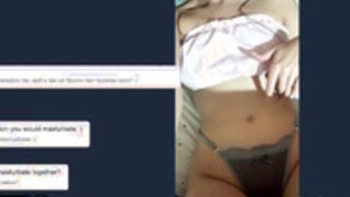 Hot girl masturbates 7