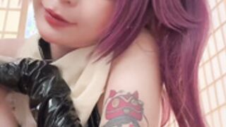Umeko J Yoruichi cosplay