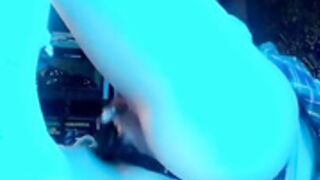 Candy Rubbing Her Pussy