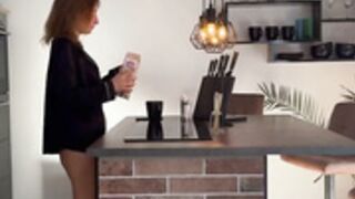 Fingering and talking on the Phone at the same time