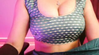 Komalika24 saree boob
