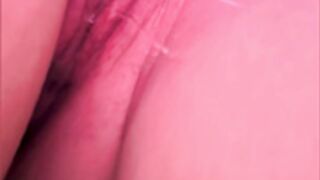 GG super wet and tasting it.