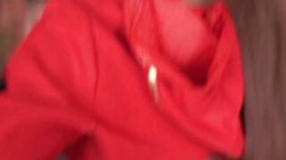 Cosplay Akane Araragi masturbation dildo