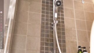 mon1_day squirt and feet on the shower