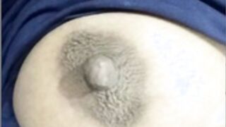 fav sexy girl lay down boobs play pvt