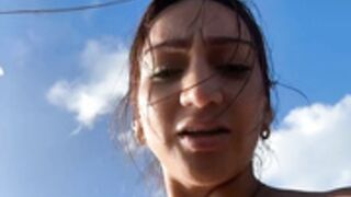 Nina_velvet01 public beach 3