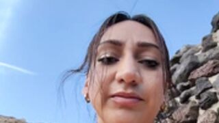 Nina_velvet01 public beach 1