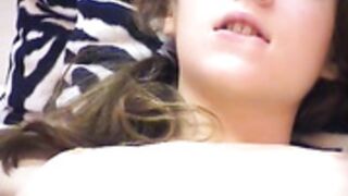 Virgin_Kitty rides on her dildo