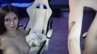 kinga_da_vinci bj show till huge facial