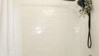 Skinny emo nude Shower and shave her armpit