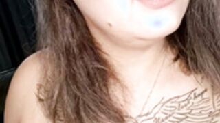 Xx-miss mira-xX nipple clams and suck dildo