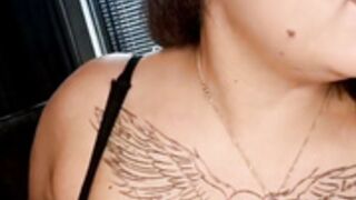 Xx-miss mira-xX nipple clams and suck dildo