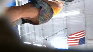 Upskirt  A Mother And Her Daughter