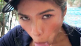 Lilly Lynn Cop Facial