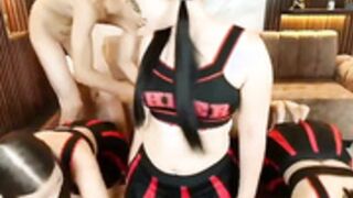 Onelady4cum Cheerleader 5