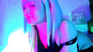Sammysammy_ as lucy from cyberpunk edgerunners