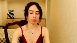 anna from ucrania in red sexy lingerie
