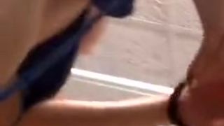 short spicy video in the bathroom