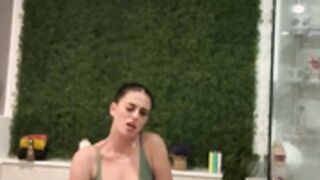Camilla Araujo Ass Spread Bathroom Masturbation