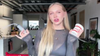 ThorriandJax - Fansly - Cream enema flooding my ass