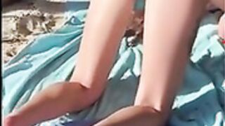 Angel Emily BBC on the beach