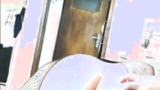 Vika masturbates