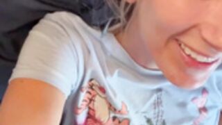 CosmicStarLight - massive facial in bed